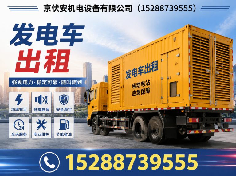 南昌发电车出租展示图
