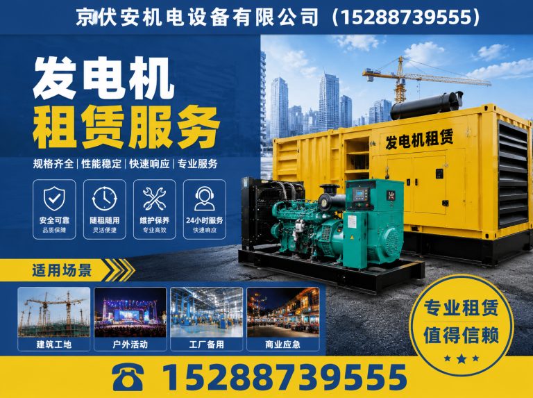 南昌发电车租赁展示图