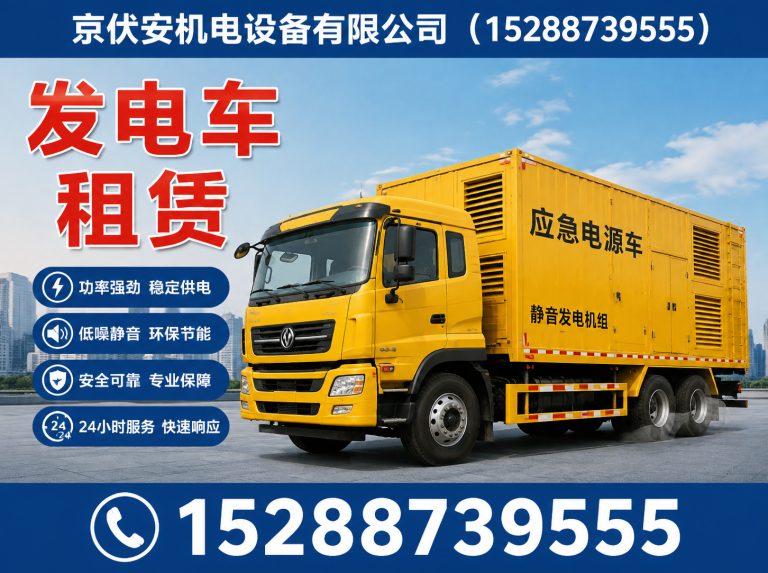 南昌发电机租赁展示图